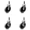 Service Caster 5 Inch Thermoplastic Wheel 3/5 Inch Expanding Stem Caster Set with 2 Brakes SCC-EX05S510-TPRS-34-2-SLB-2 - alternate 3